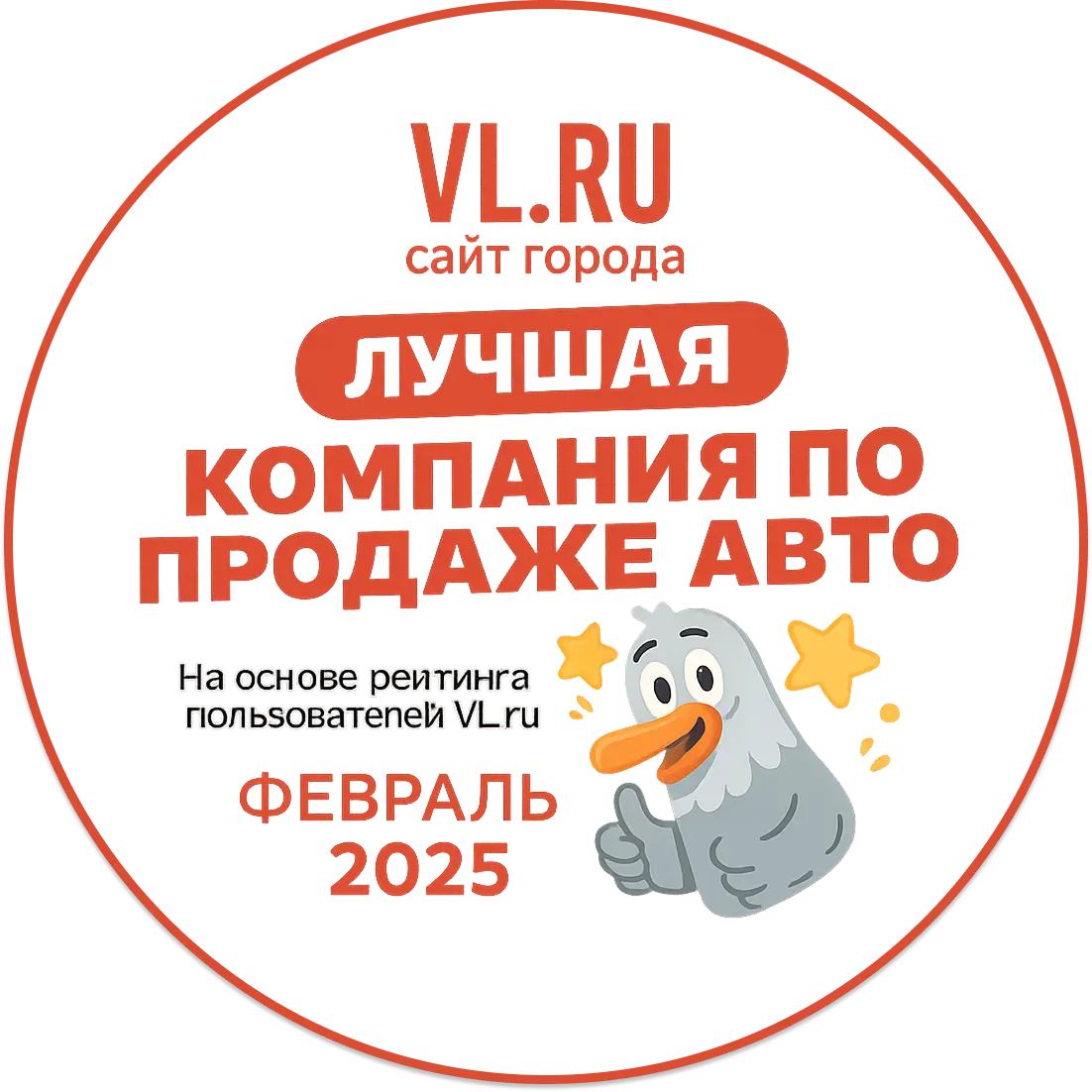 Лучшая компания по продаже авто - Февраль 2025
